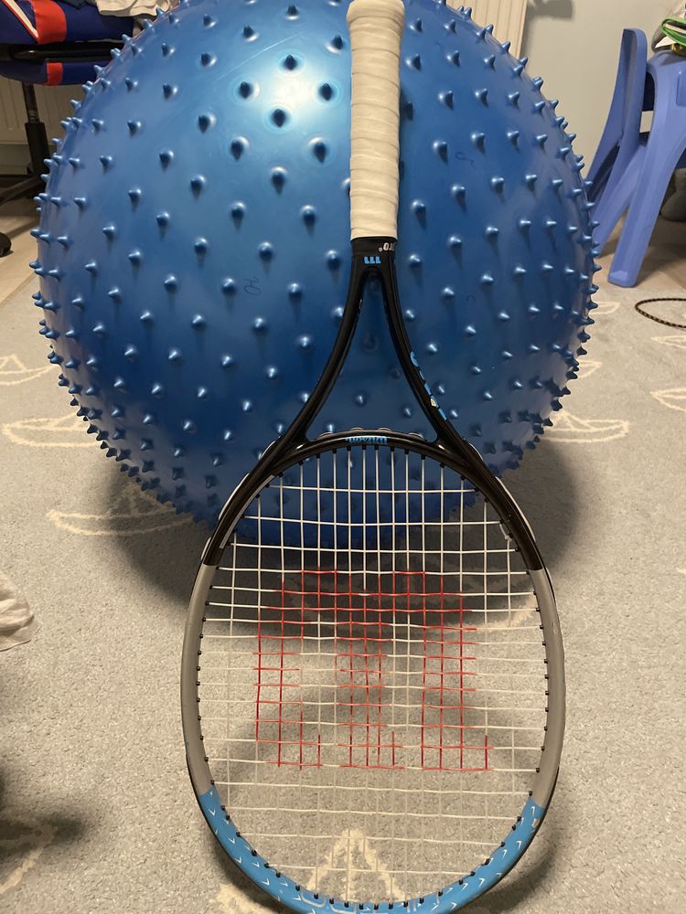 Детска тенис ракета Wilson ULTRA 25  V3.0 Junior /Черно-Синя-Сива/