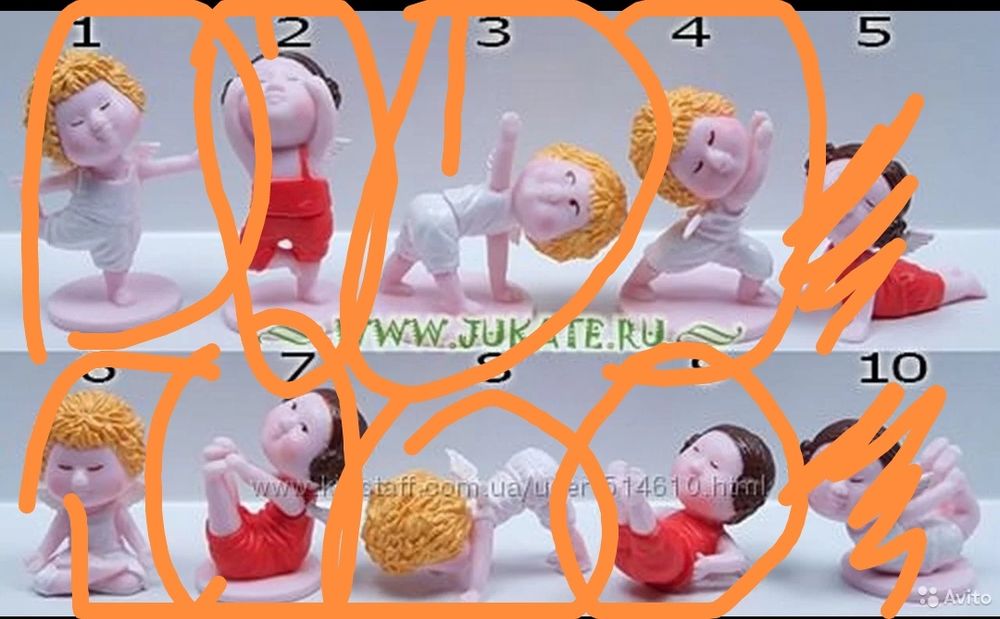 Киндер игрушки из серии Ангелы гопчински