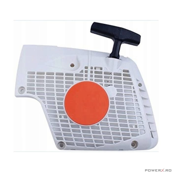 Capac pornire motofierastrau, demaror complet drujba Stihl MS 270,