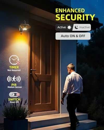 Нови TobeBright PIR LED крушки 5W GU10 авто ON/OFF 4 броя осветление