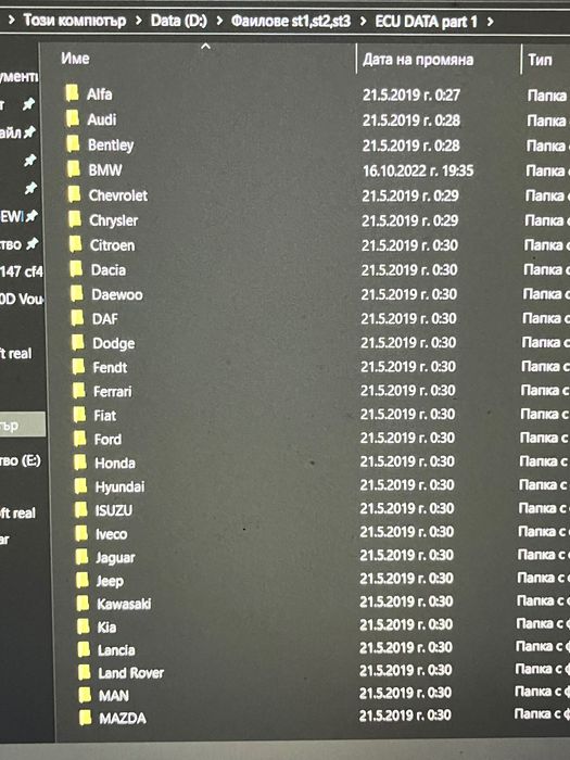 Пълно оборудване за чип тунинг софтуерни намеси