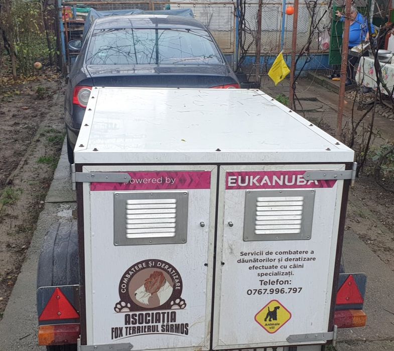 Remorcă transport câini