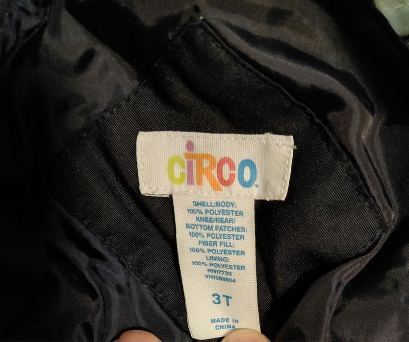 Детски зимен Ски гащеризон за Момче, тъмно син цвят, размер 110