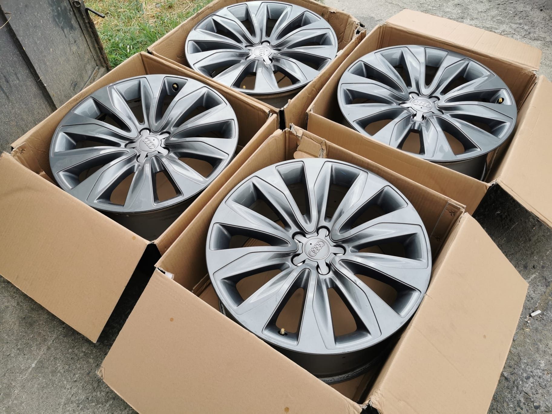 5x112 20inch jante aliaj OEM originale Audi A8 S8 4E 4H D2 D5