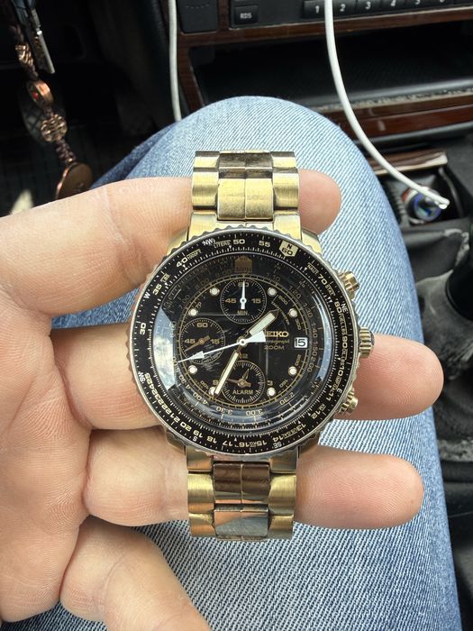 Seiko Flightmaster Pilot Chronograph 200m
