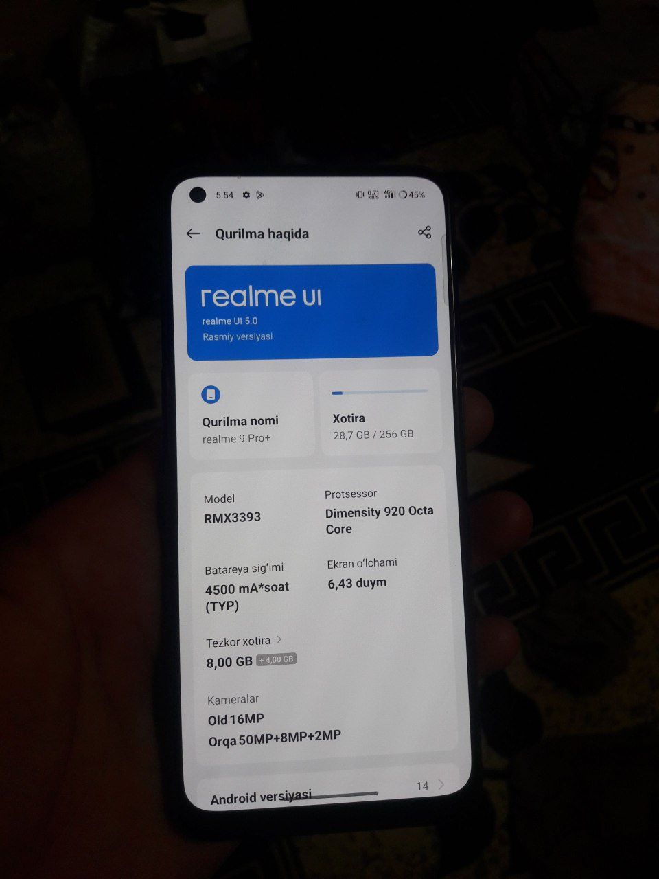 Realme 9 Pro Plus 8/256Gb full komplek