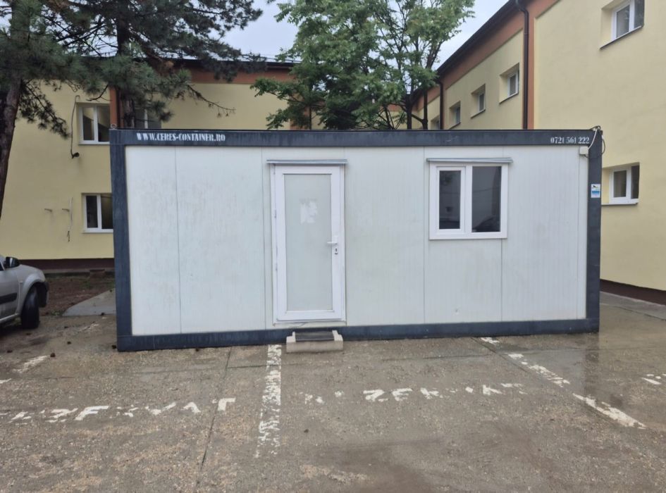 Inchiriem container birou + baie 6x2,4m