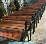 Banci gradina cu 8 rigle