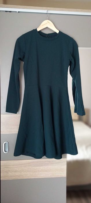 Елегантна рокля в зелено, размер S/M