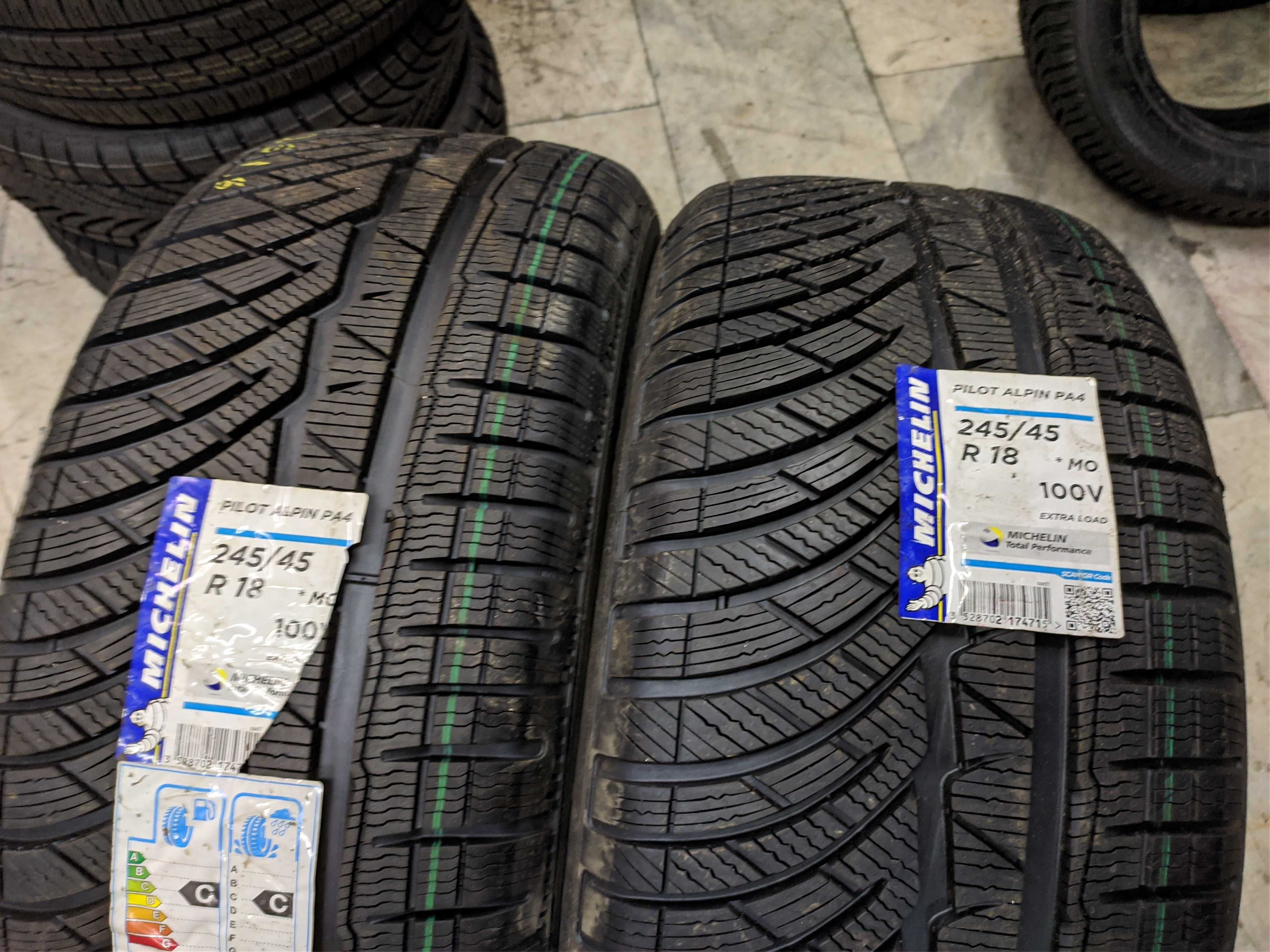 2бр Нови зимни гуми 245 45 18 - Michelin