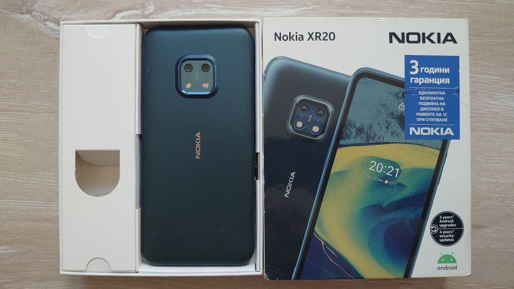 NOKIA XR 20 5G 128GB Dual Blue УДАРОустойчив !