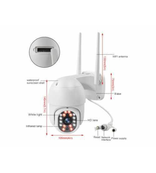 Camera Supraveghere 1080P 4MM WiFi CCTV Exterior-Interior, 30 cm
