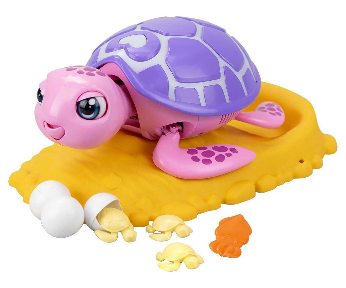 Интерактивна играчка костенурка Silverlit, розова