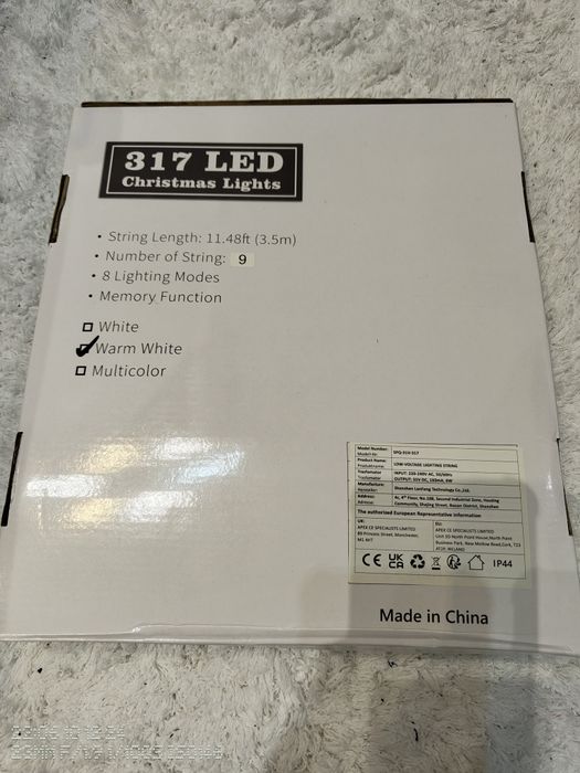 Instalatie brad/perdea cu stea  317 led/3.5 m, lumina alba calda