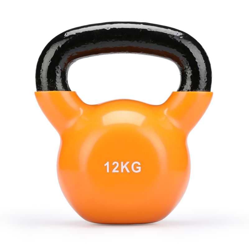 Пудовка Винил 12 кг, Kettlebell , Фитнес Оборудване