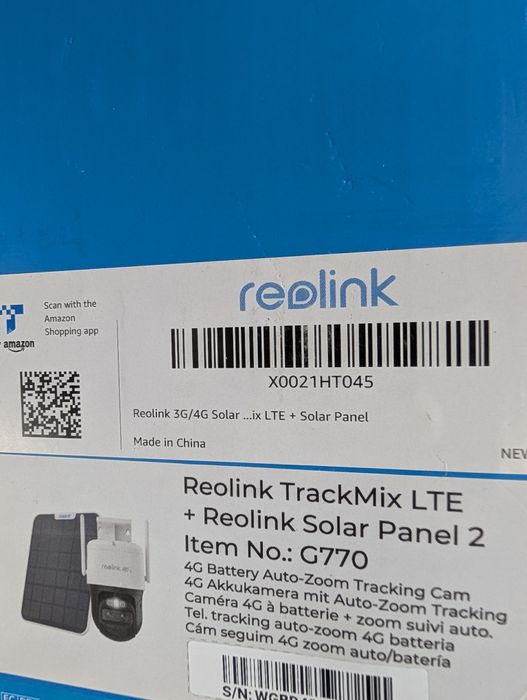 SIGILAT - Camera Supraveghere Reolink TrackMix LTE+WiFi +Solar Panel 2