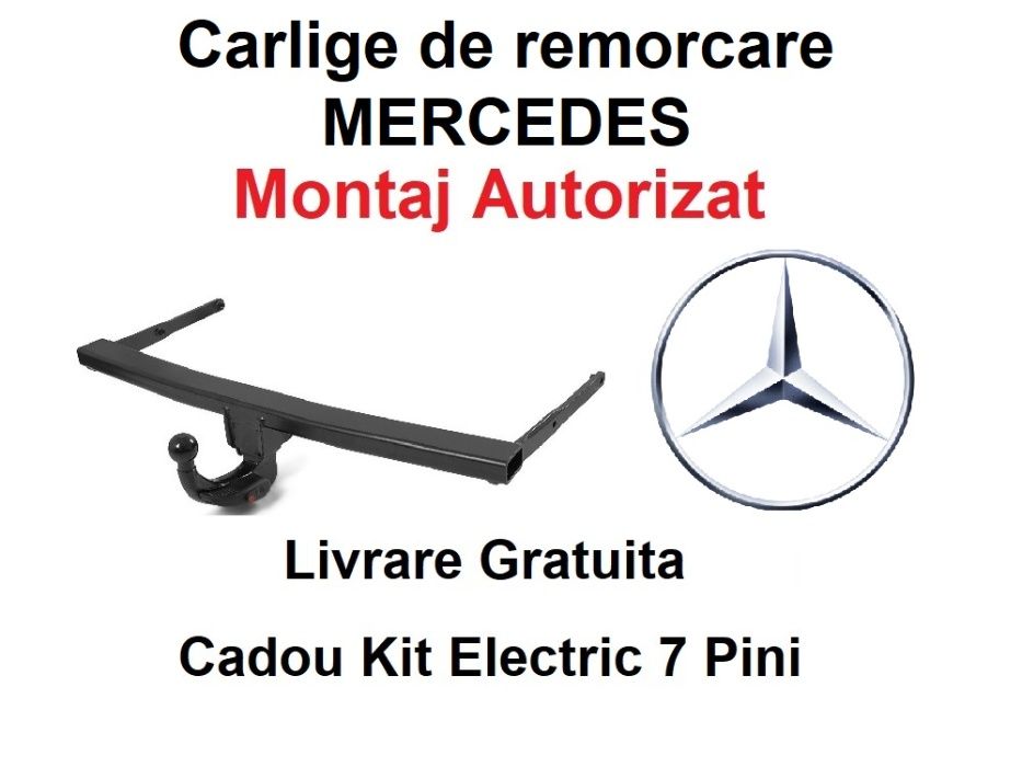 Carlig Remorcare MERCEDES Sprinter 2006-2018 - Omologat RAR si EU