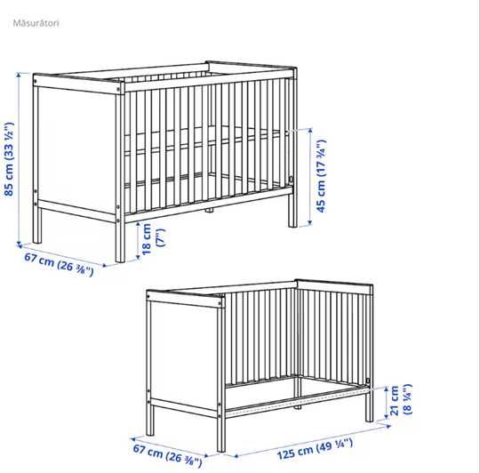 Patut Ikea SUNDVIK + Saltea