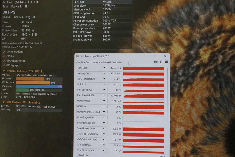 Видеокарта GPU GTX 980 Ti 6GB Gigabyte Windforce / Вкл.ДДС