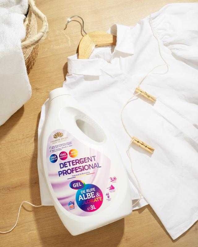 Detergent profesional rufe negre Back to Black 3L, Cashmere Aroma