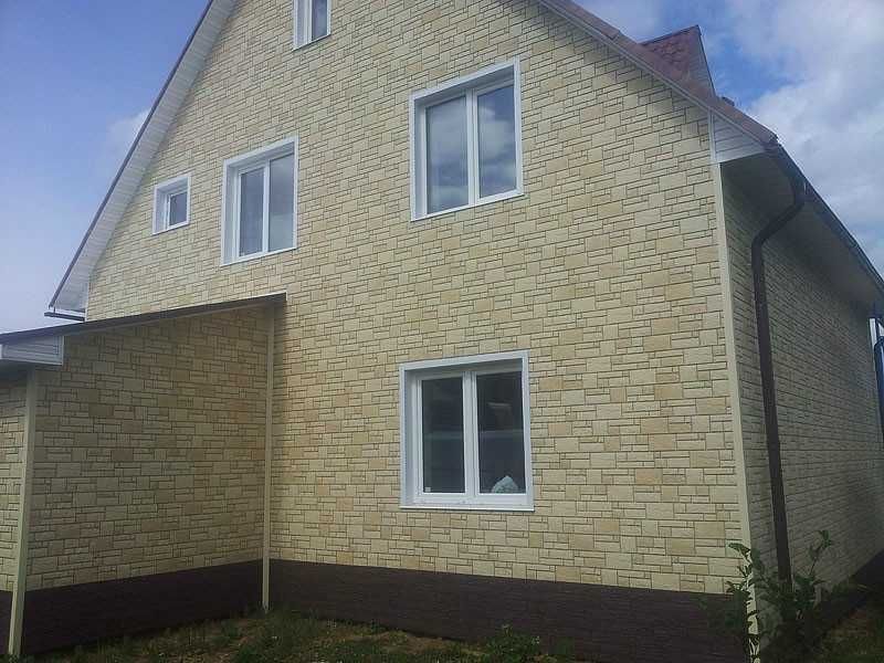 Фасадные панели, сайдинг под кирпич. Сайдинг под камень.