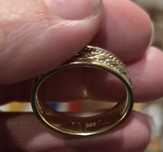 Vând verighetă aur 14 k