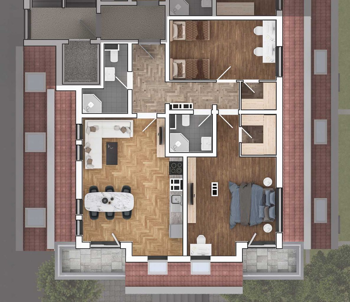 Продава се Тристаен апартамент в София, Лозенец - 173 кв.м за 3445 €/кв.м - Снимка #1