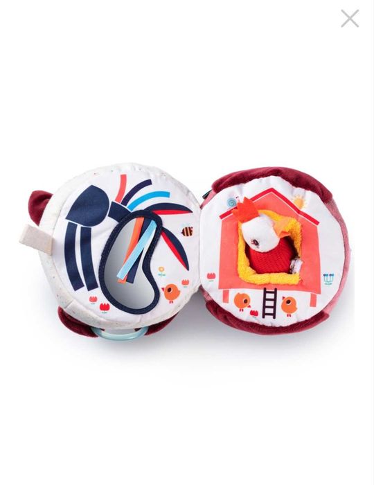 Jucarie senzoriala de plus Lilliputiens - Vacuta Rosalie