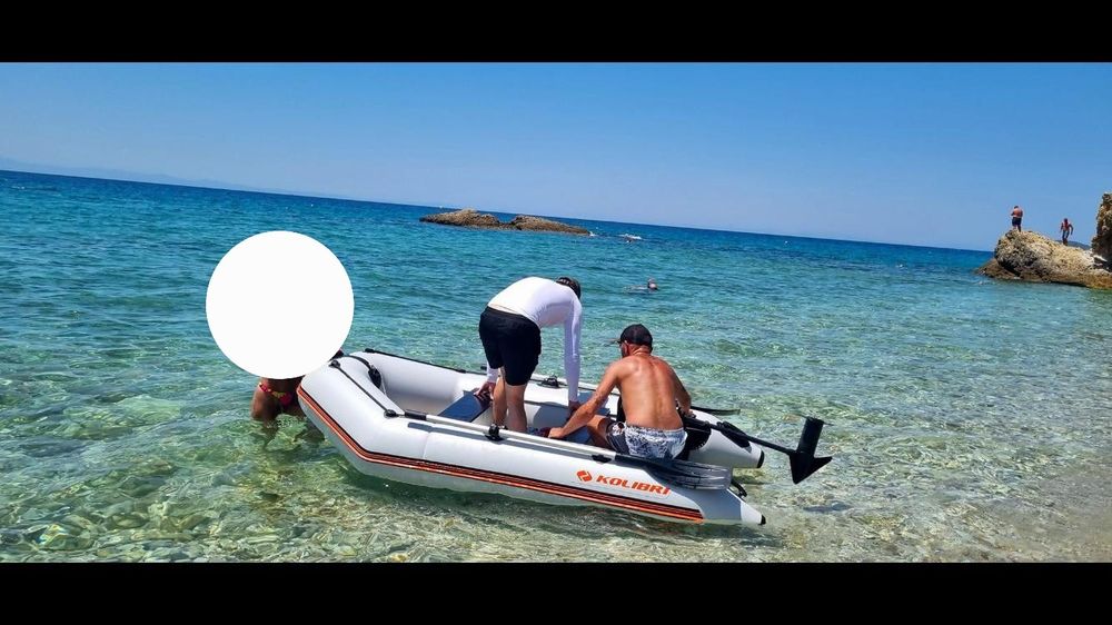 Barca gonflabila kolibri podina airdeck 280+ motor mercury 3,3cp 2t