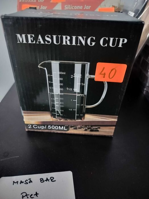 Set 2 căni de măsurat lichide 500 ml