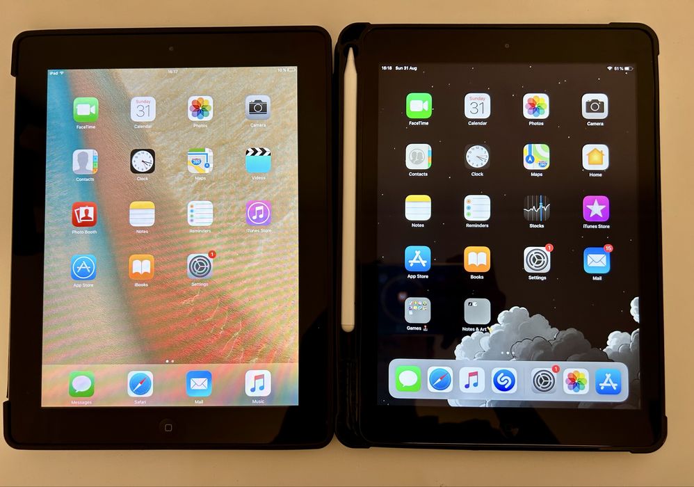 iPad Air 1 + iPad 2nd Gen – stare excelentă, schimb cu model mai nou