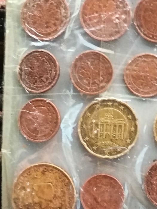 Продавам евро центове от 1999 до 2024 година и от 1 цент до 50 цента