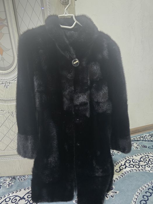 Норковая шуба, цельная