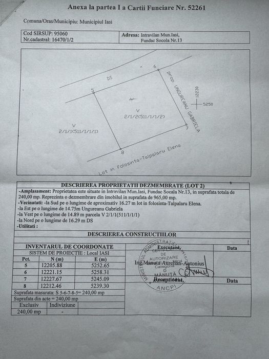 Teren Intravilan Iasi 240mp
