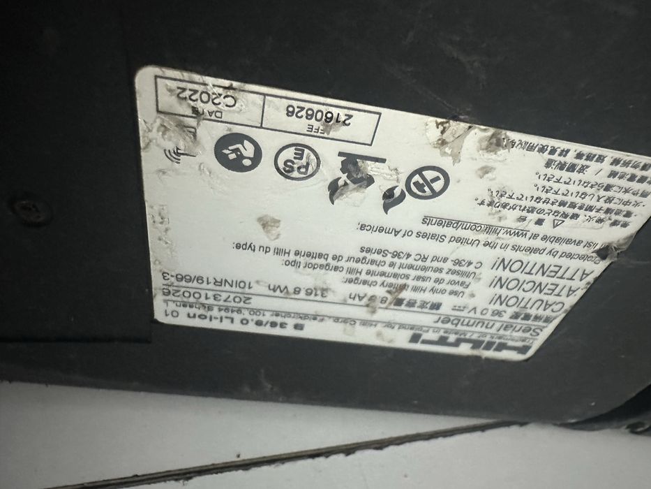 Hilti TE 60-A36 rotopercutor SDS max