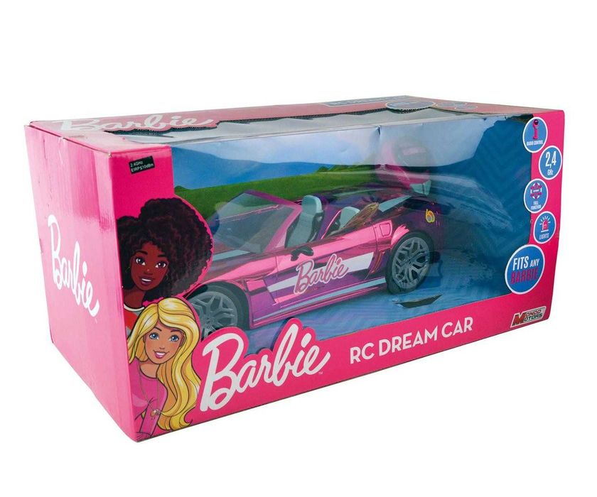 Кола с дистанционно - Barbie Dream Car (40 см)