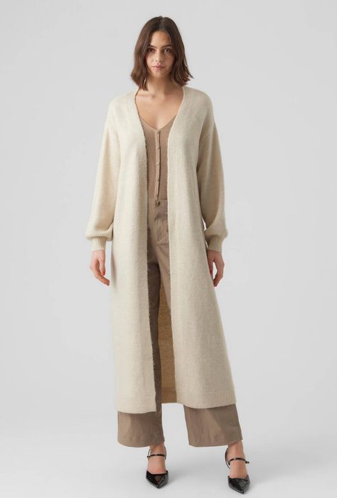 Дамска дълга цикламена жилетка Vero Moda