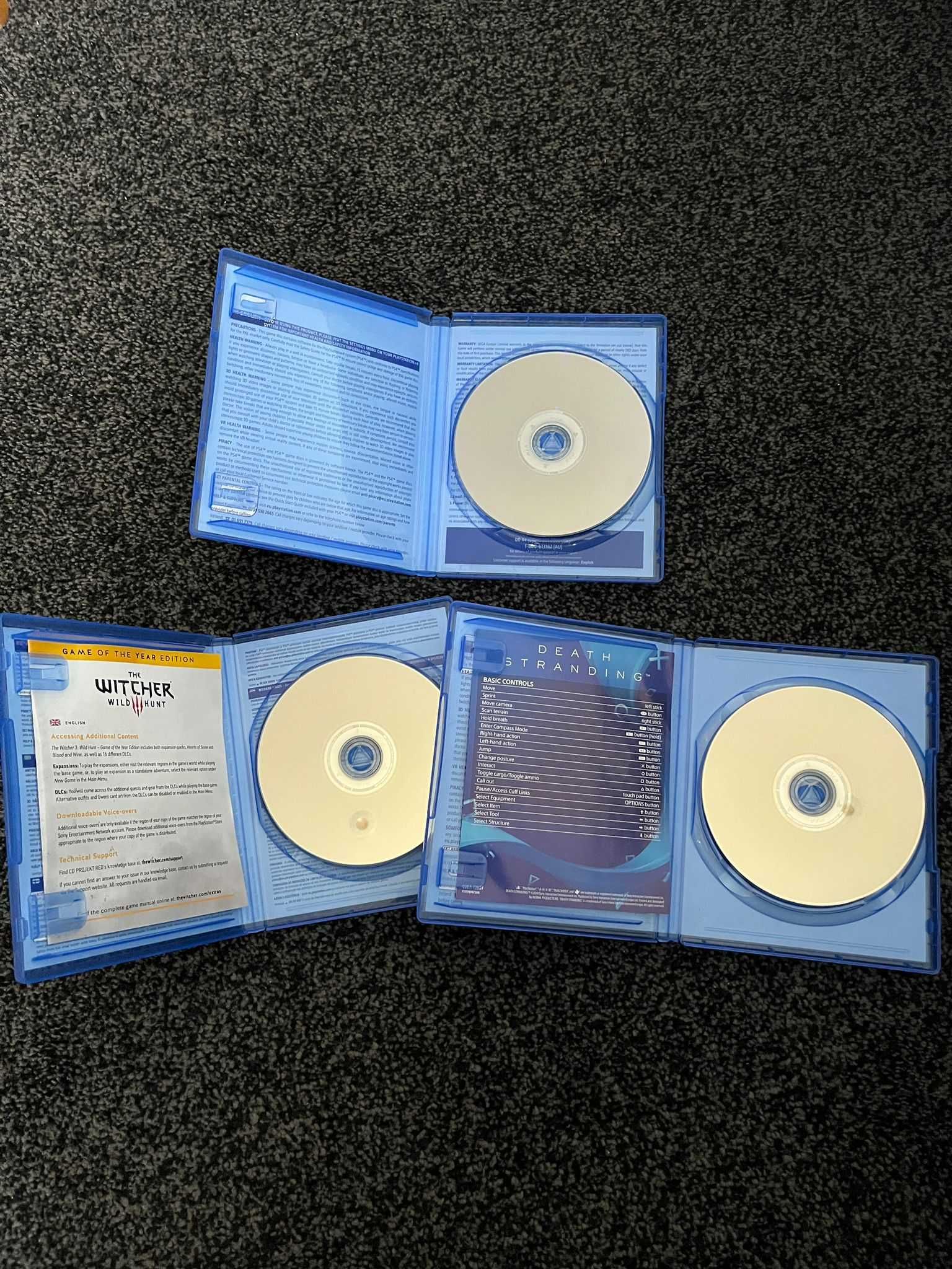 Playstation 4 с 2 Контролера и 3 Игри