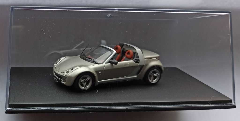 Macheta Smart Roadster silver - Minichamps 1/43