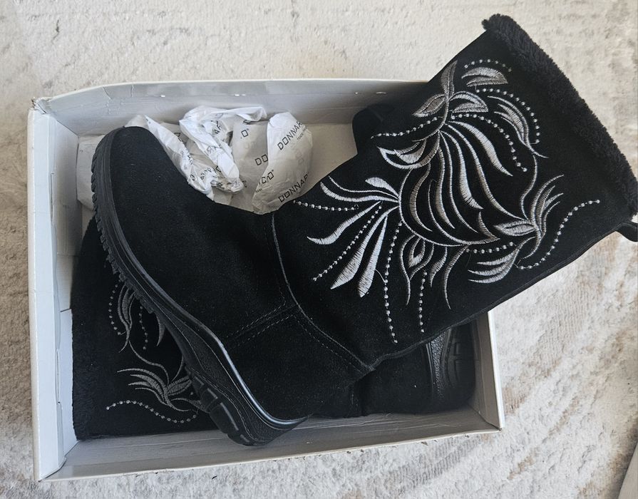 Зимние сапоги из натуральных