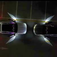 Универсальные Автомобильные светодиодные лампы «ангельские крылья»
