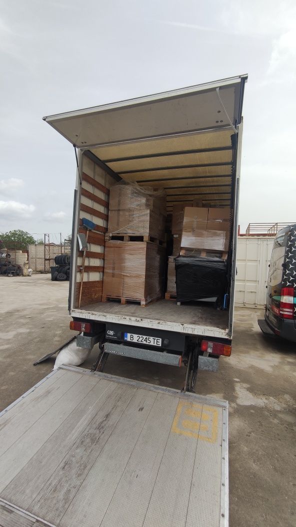 Най-качествения транспорт камион с падащ борд транспортни услуги Варна