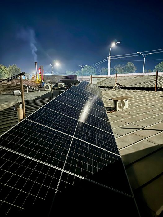 Солнечные панели / Quyosh panellari