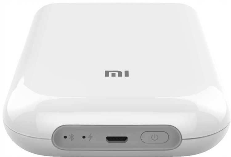 Компактный фотопринтер Xiaomi Mi Portable Photo Printer белый