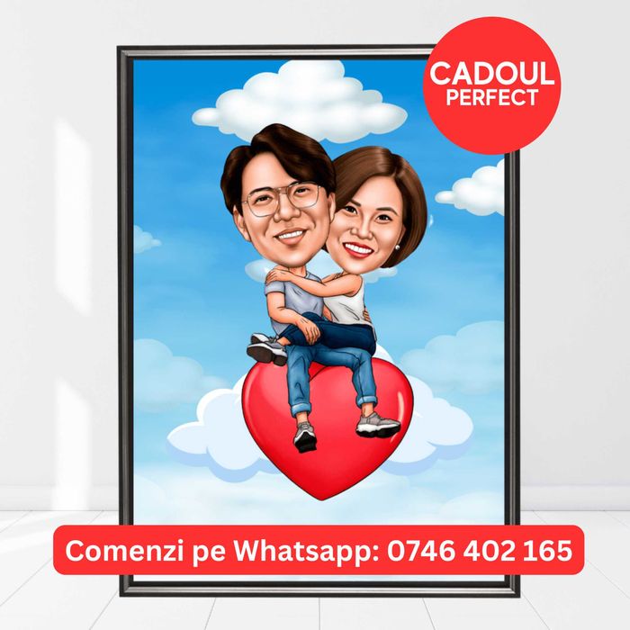 Portrete Caricaturi Tablouri Cadouri Personalizate Femei Barbati Cuplu