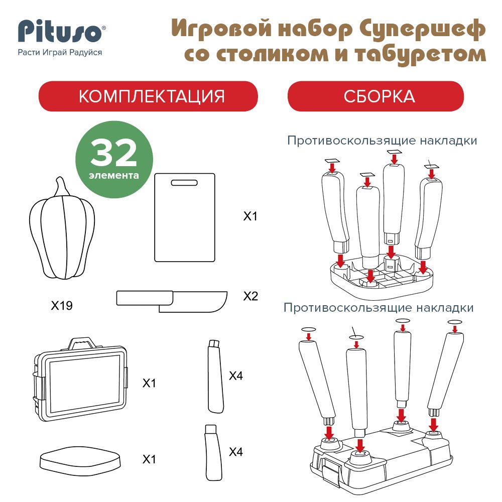 Набор стол и стул