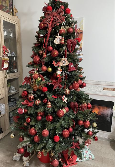 Vand brad artificial de Craciun inaltime 2,20m