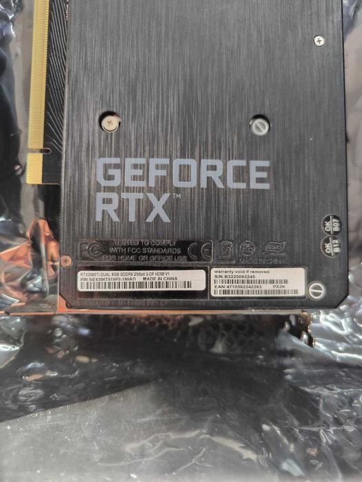 Видеокарта NVIDIA GeForce RTX 3060 Ti Palit Dual 8GB GDDR6