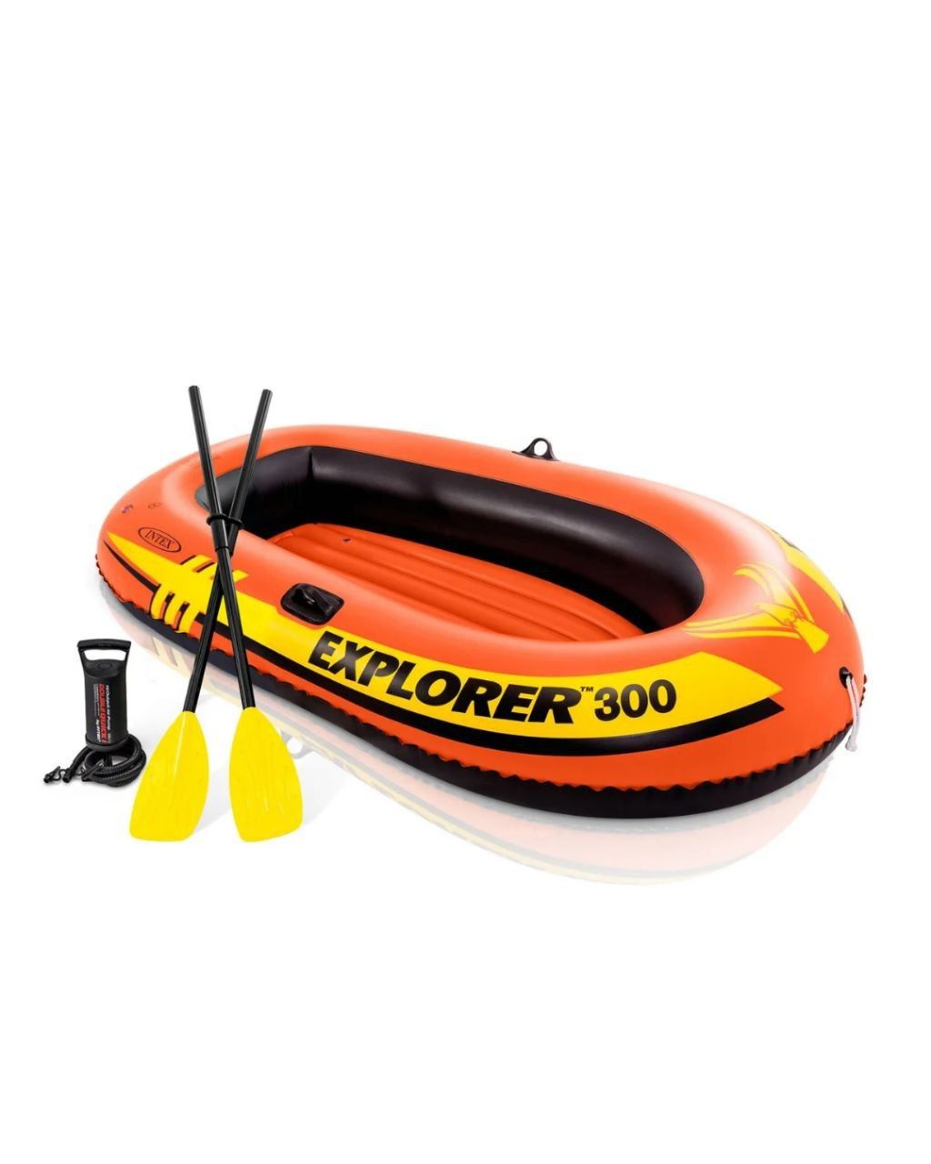 Сдается в аренду Надувная лодка Intex Explorer 300 (с вёслами и насосо