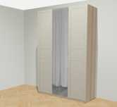 Dulap Pax 75x60x236 2 bucati ikea